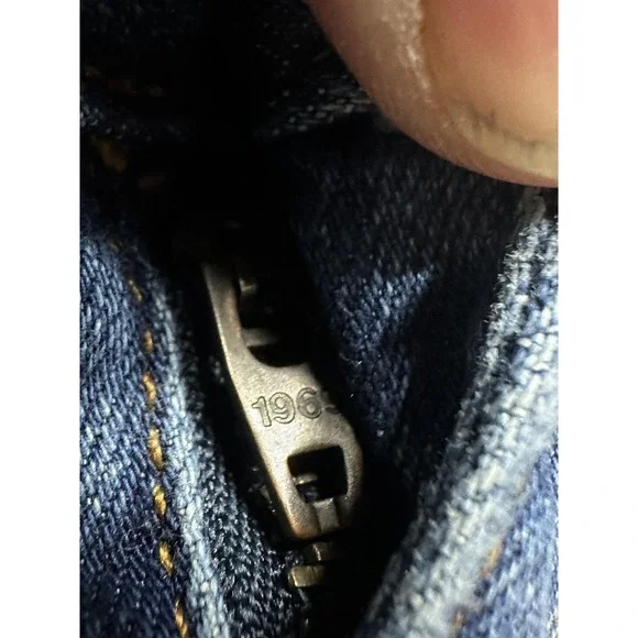 Gap 1969 Jeans Womens 29 Blue Always Skinny Distressed Denim Stretch Mid Rise